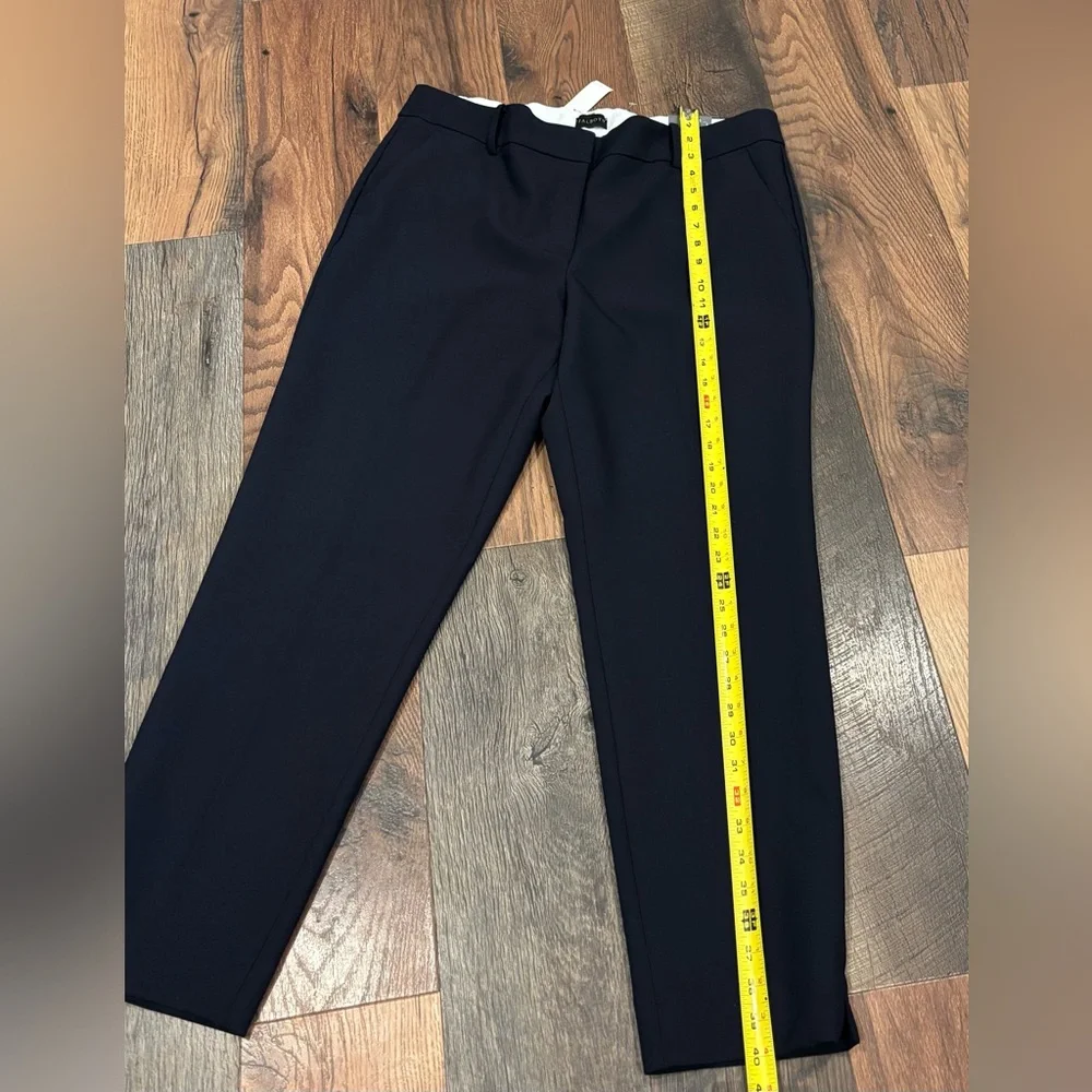 TALBOTS NWT NAVY HAMPSHIRE STRAIGHT ANKLE PANTS SIZE 14 - Picture 7 of 14